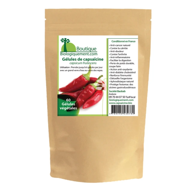 Gélules de Capsaïcine